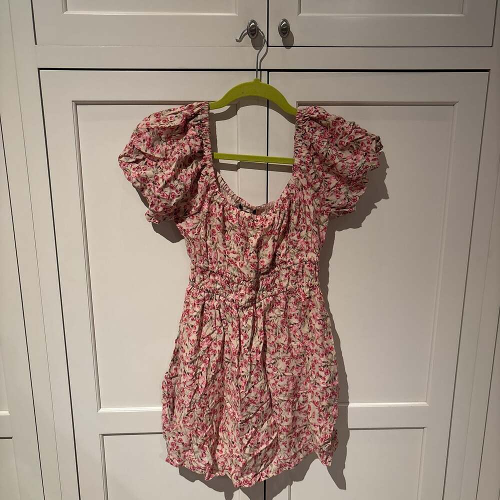 NWT Forever 21 Pink Floral Mini Dress